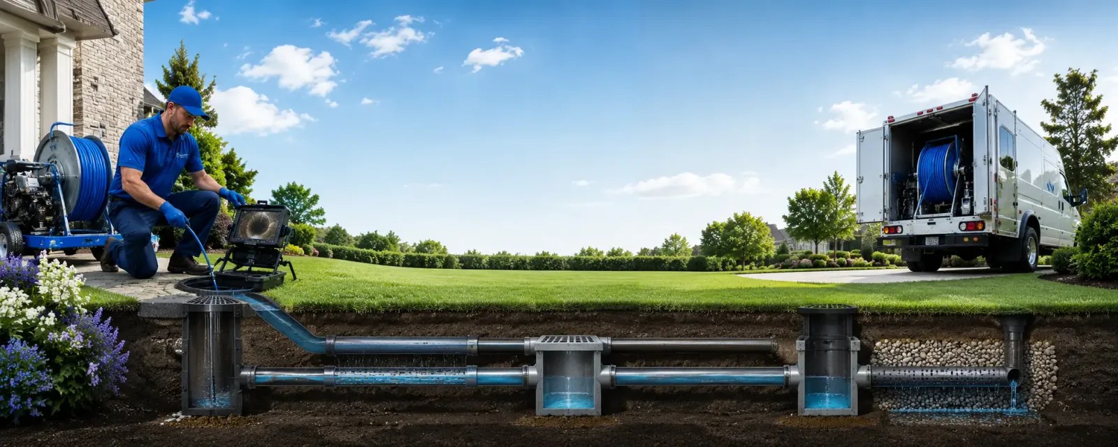 Outdoor drain cleaning information for Wolf, WY